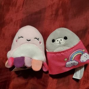 Squishmallows Octopus and Manatee
